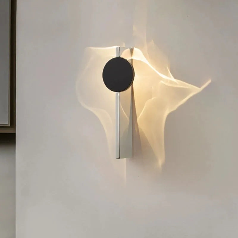 Modern Rotatable LED Stainless Steel Wall Sconce for Bedroom