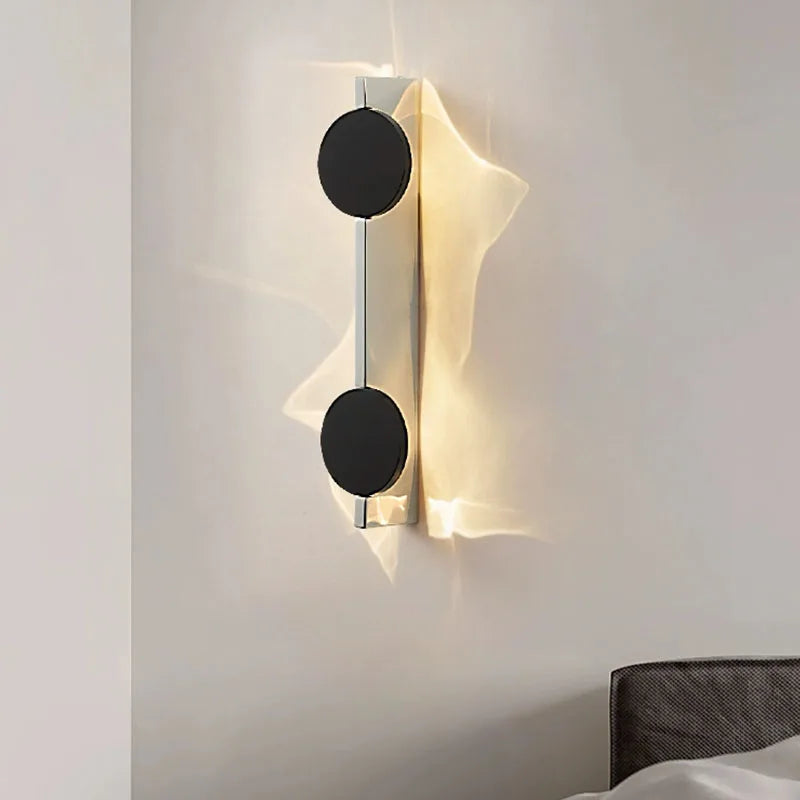 Modern Rotatable LED Stainless Steel Wall Sconce for Bedroom