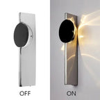 Modern Rotatable LED Stainless Steel Wall Sconce for Bedroom