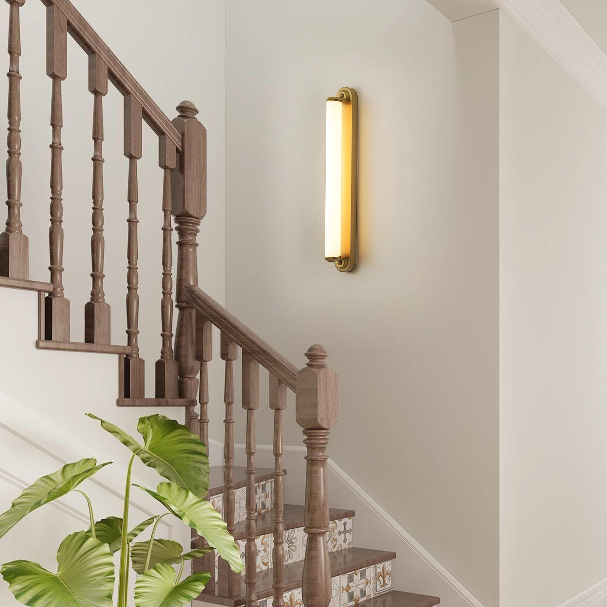 Modern LED Wall Sconce Lighting with Dimmable Functionality | Stylish Tube Design for Versatile Indoor Illumination