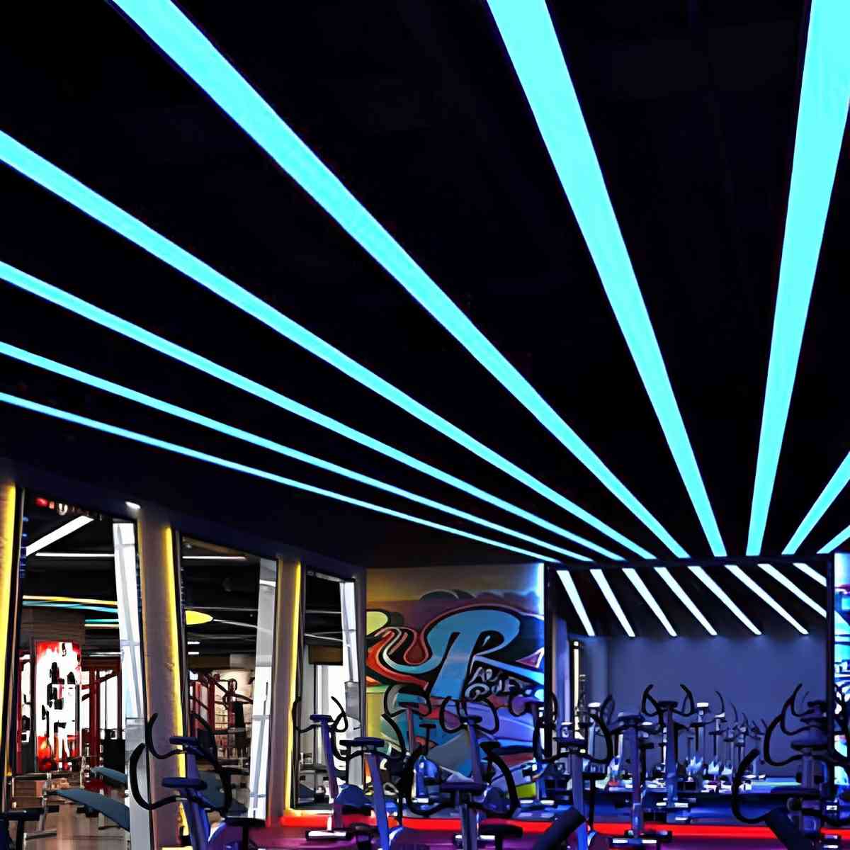 Modern Linear LED Office Pendant Light