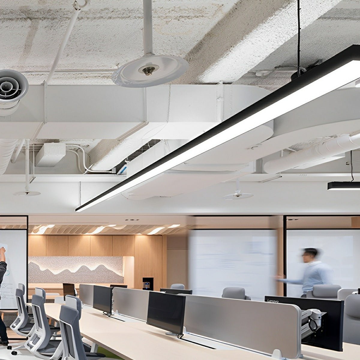 Modern Linear LED Office Pendant Light