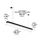 Modern Linear LED Office Pendant Light