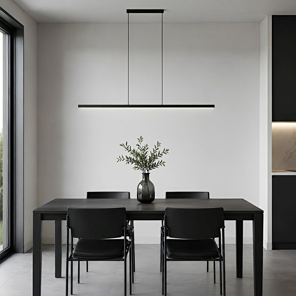 Modern Adjustable Up Down Linear LED Pendant Light