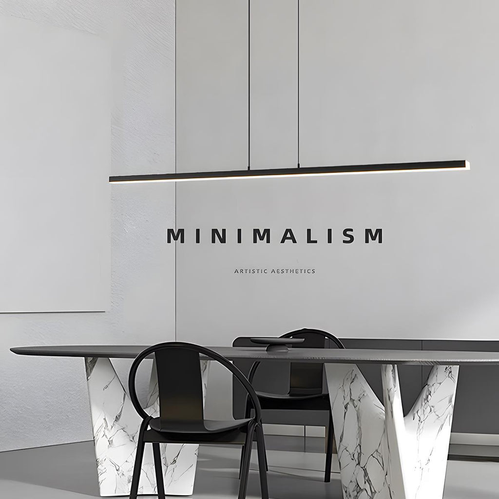 Modern Adjustable Up Down Linear LED Pendant Light