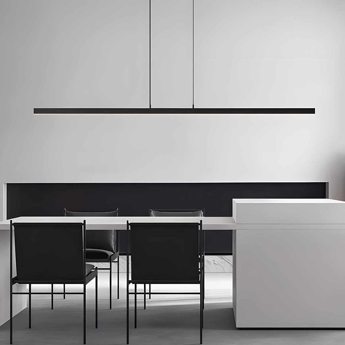 Modern Adjustable Up Down Linear LED Pendant Light