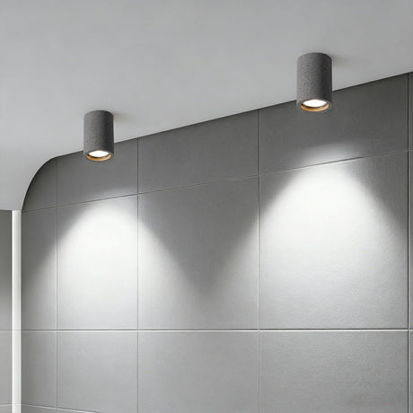 Modern Round Concrete LED Ceiling Light