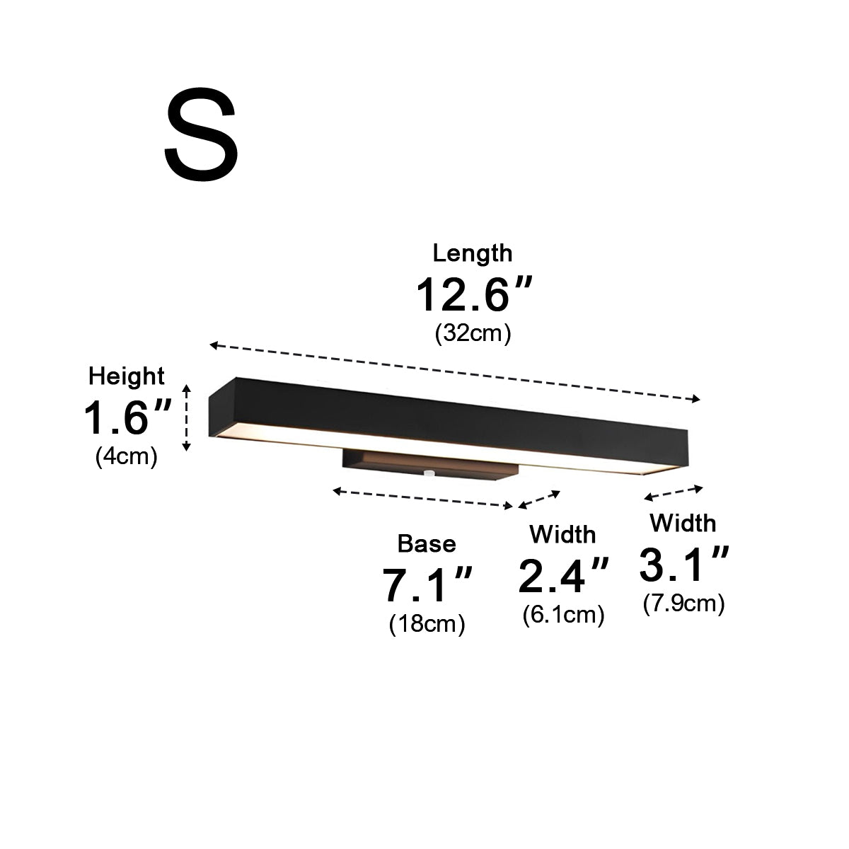 Waterproof Outdoor Motion Sensor LED Wall Sconce