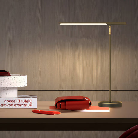 Modern Minimalist | Adjustable LED Desk Lamp with Brushed Copper Finish | Versatile Lighting for Home Office Tasks