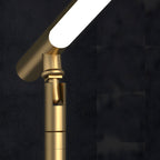 Modern Minimalist | Adjustable LED Desk Lamp with Brushed Copper Finish | Versatile Lighting for Home Office Tasks