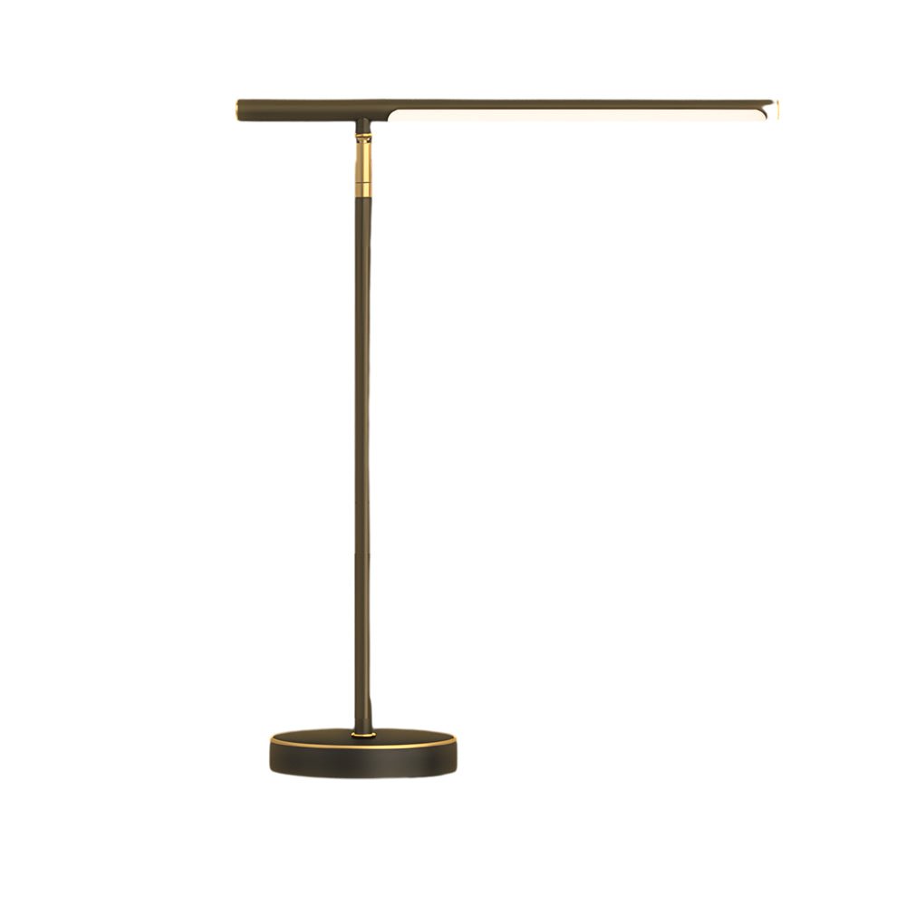 Modern Minimalist | Adjustable LED Desk Lamp with Brushed Copper Finish | Versatile Lighting for Home Office Tasks