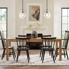 Modern Olive | Glass Pendant Light with Dimmable Shade | Adjustable Height for Kitchen Island Lighting