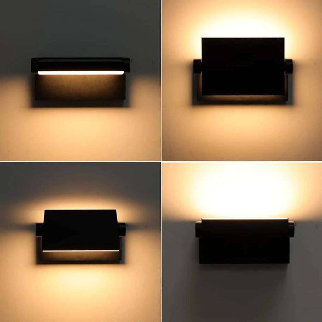 Modern Outdoor Wall Light | 24W LED Motion Sensor with IP65 Waterproof Rating | Perfect for Gardens and Patios