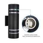 Modern Outdoor Wall Sconce | Dimmable Aluminum Design with Weather Resistance | Stylish Illumination for Patios and Entryways