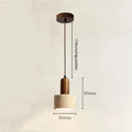 Wabi Sabi Travertine Pendant Light for Dining Table and Kitchen Island