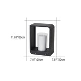 Modern Square Solar Lights Outdoor with Adjustable Color Modes | Waterproof Design for Stylish Landscape Lighting
