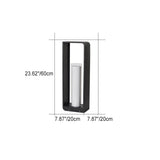 Modern Square Solar Lights Outdoor with Adjustable Color Modes | Waterproof Design for Stylish Landscape Lighting