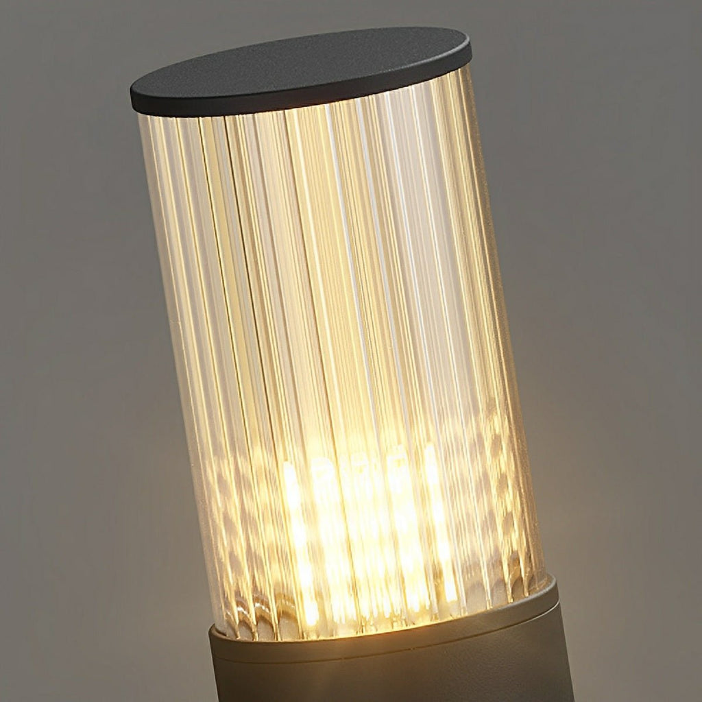 Modern Waterproof LED Cylinder Garden Pillar Light