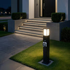 Waterproof Outdoor LED Path Lights with Built-In Power Socket