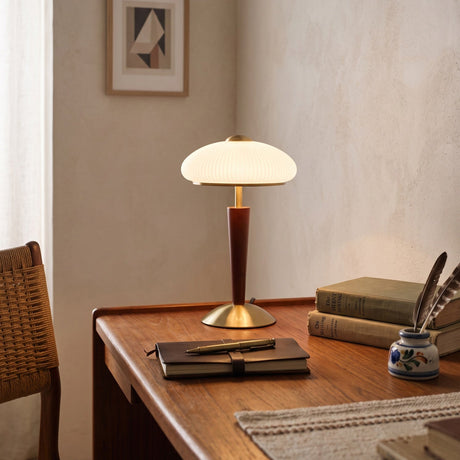 Herman table lamp glowing
