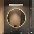 Natural Wooden Vanity Light | LED Bathroom Lighting with Soft Illumination | Modern Design for Cozy Spaces