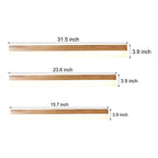 Natural Wooden Vanity Light | LED Bathroom Lighting with Soft Illumination | Modern Design for Cozy Spaces