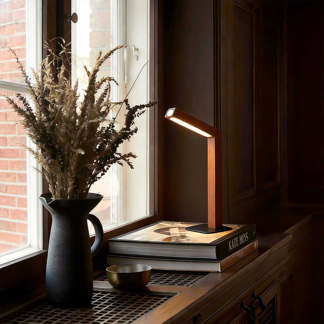 Nordic Collection | Cordless Table Lamp with Touch-Control Dimming | Portable Battery Operated Design for Flexible Lighting