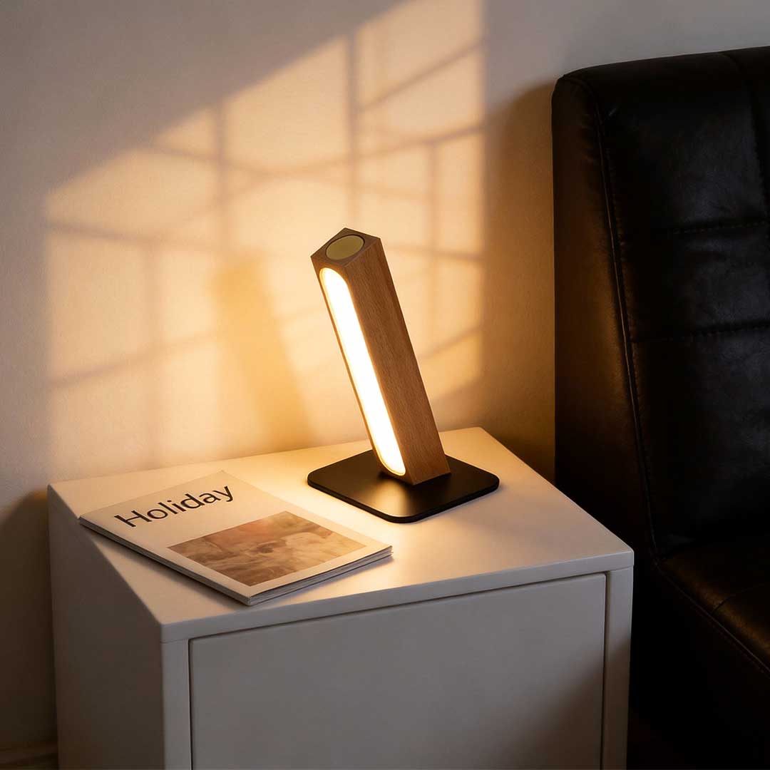 Nordic Collection | Cordless Table Lamp with Touch-Control Dimming | Portable Battery Operated Design for Flexible Lighting