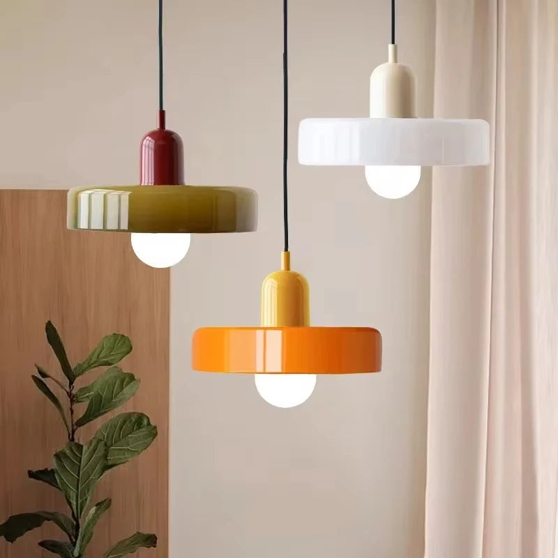 Nordic Glass Bauhaus Chandelier for Dining Room and Living Room