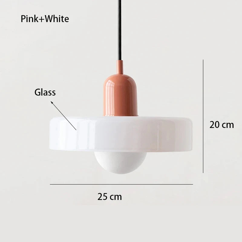 Nordic Glass Bauhaus Chandelier for Dining Room and Living Room