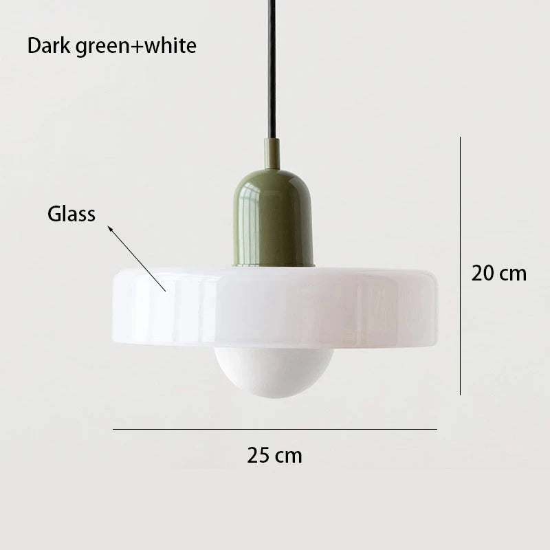 Nordic Glass Bauhaus Chandelier for Dining Room and Living Room
