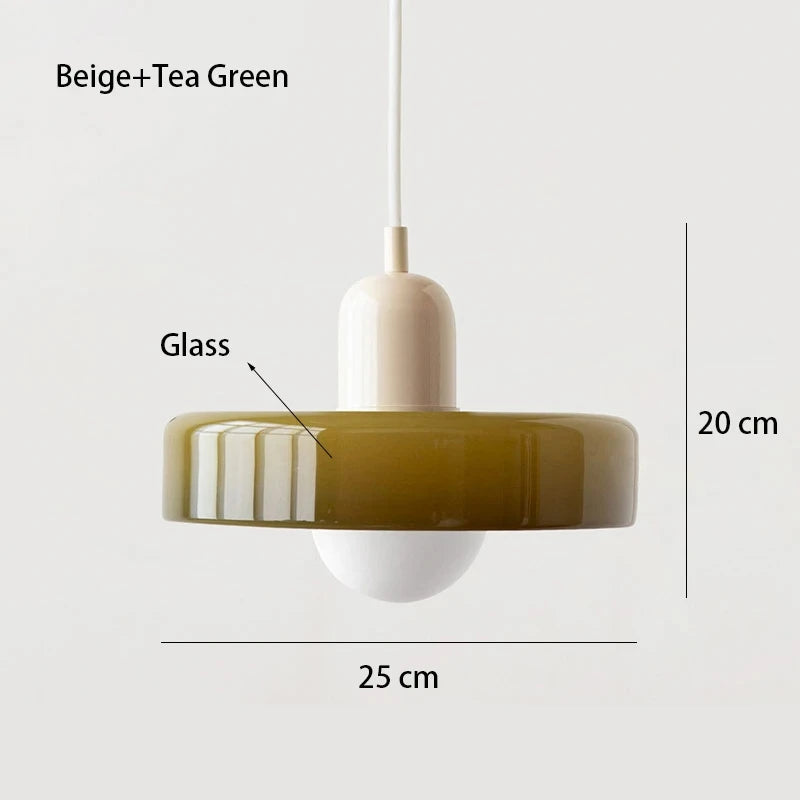 Nordic Glass Bauhaus Chandelier for Dining Room and Living Room