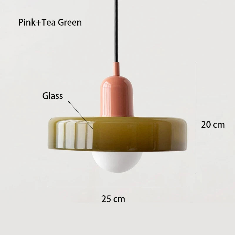 Nordic Glass Bauhaus Chandelier for Dining Room and Living Room
