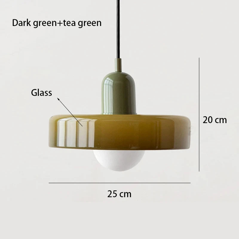 Nordic Glass Bauhaus Chandelier for Dining Room and Living Room