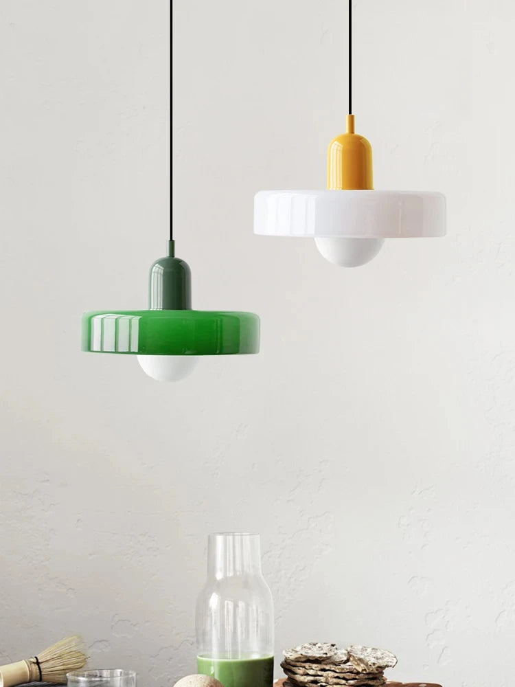 Nordic Glass Bauhaus Chandelier for Dining Room and Living Room