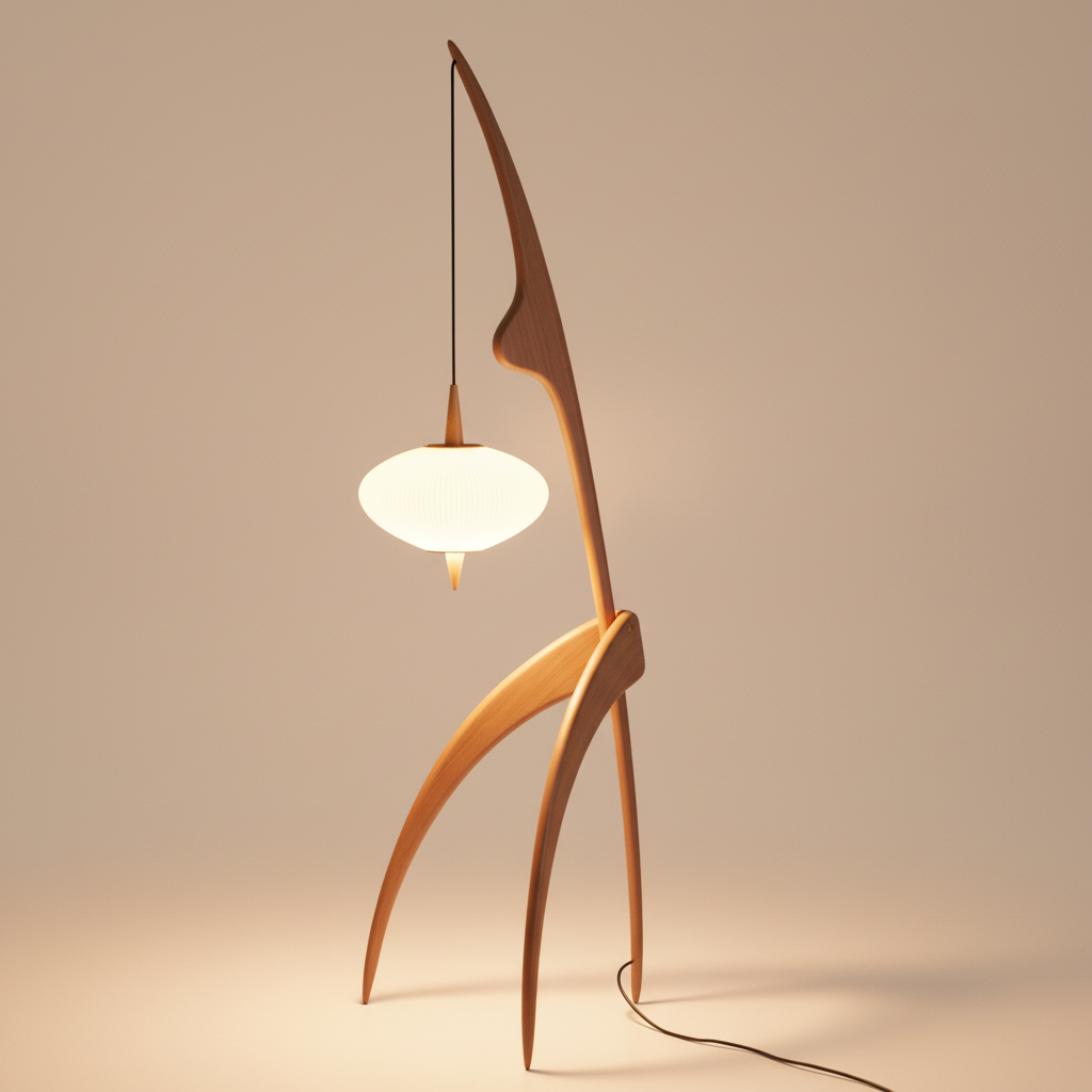OlinCraft | Elegant Organic Wooden Kitchen Pendant Light Fixture