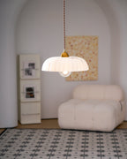 Orielle Pendant Light Minimalist Alabaster Disc Pendant