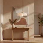 Orielle Pendant Light Minimalist Alabaster Disc Pendant