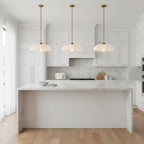 Orielle Pendant Light Minimalist Alabaster Disc Pendant