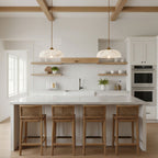 Orielle Pendant Light Minimalist Alabaster Disc Pendant