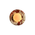 Orli Red Marble Wall Sconce - Elegant Stone Lighting Fixture