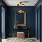 Draper Ceiling Lamp Antique Gold Modern Flush-Mount Light
