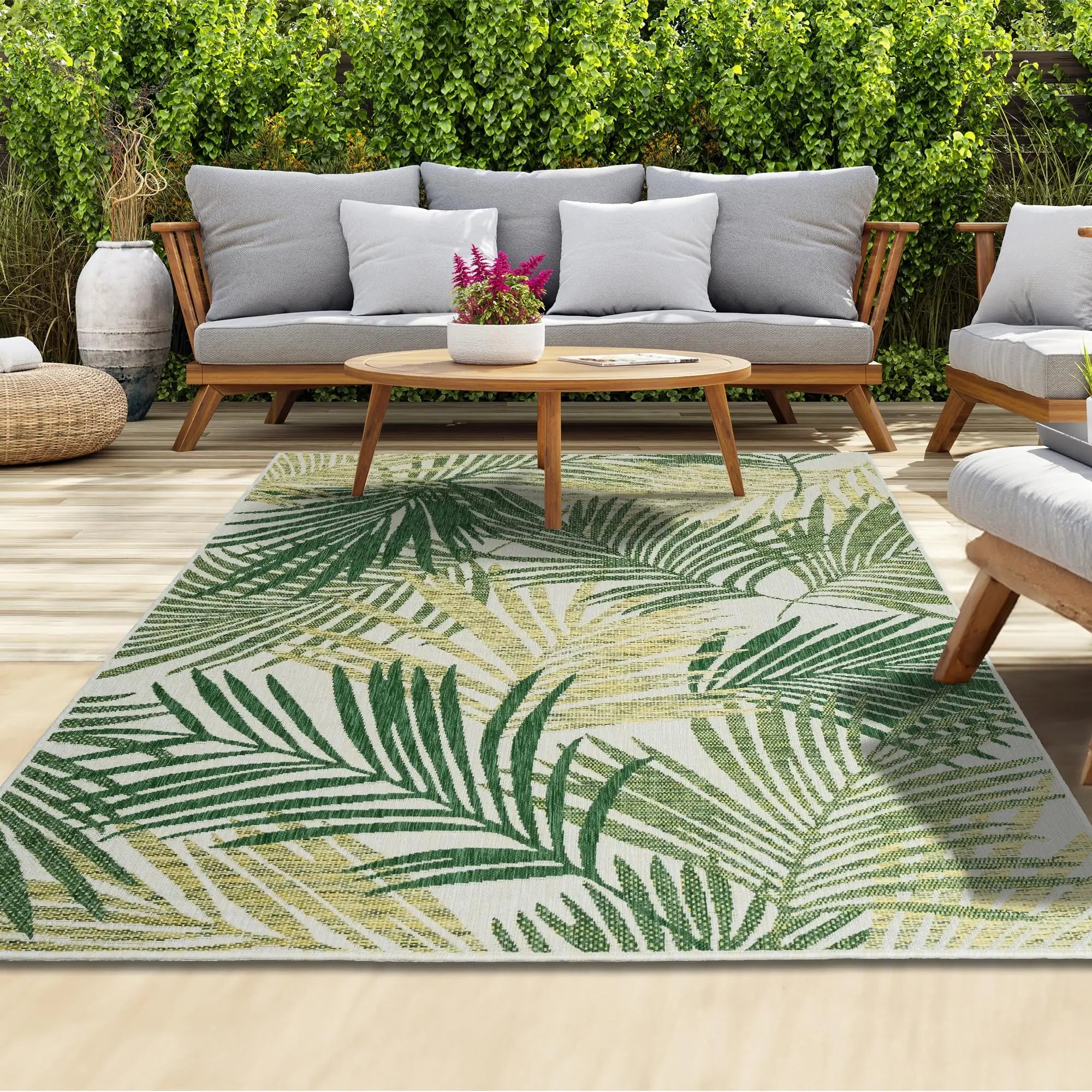 Outdoor Carpet | Soft Anti-Slip Area Rug for Camping and Picnics | Machine Washable for Easy Maintenance