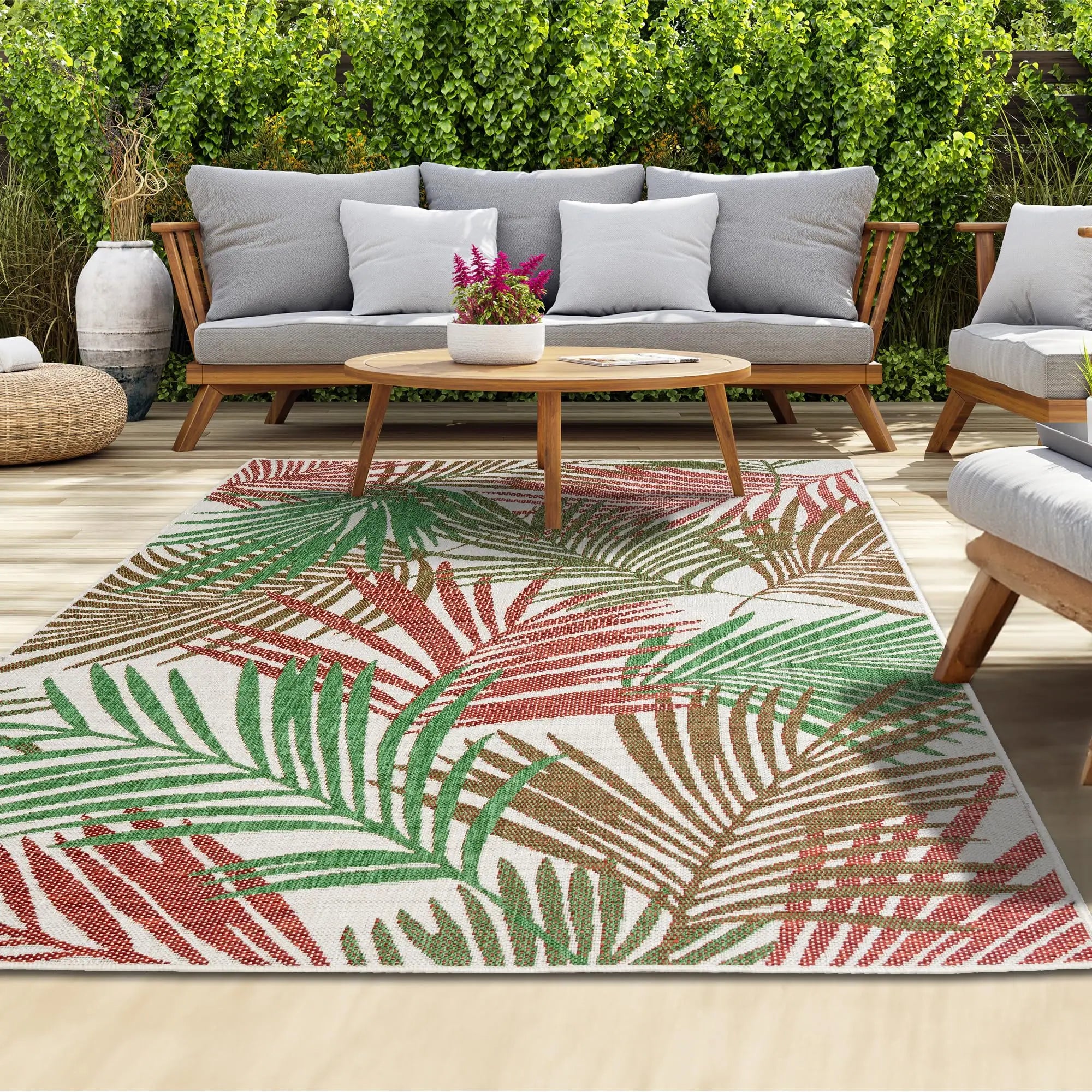 Outdoor Carpet | Soft Anti-Slip Area Rug for Camping and Picnics | Machine Washable for Easy Maintenance