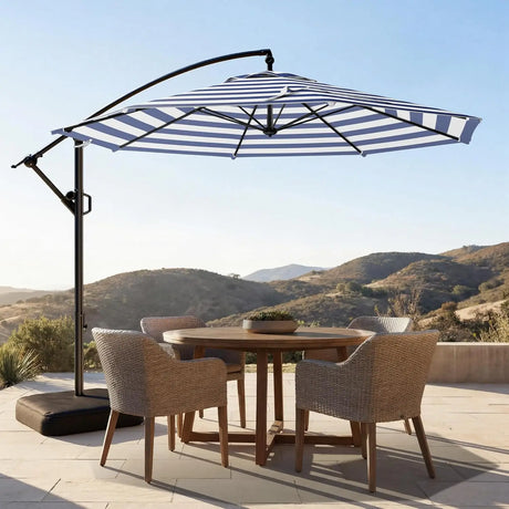 Outdoor Collection | 10ft Cantilever Patio Umbrella with UV Protection | Durable Frame for Ultimate Shade