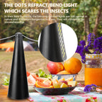 Outdoor Essentials Mosquito Repellent Fan with 360° Rotation Portable Bug Protection for Camping and Hiking