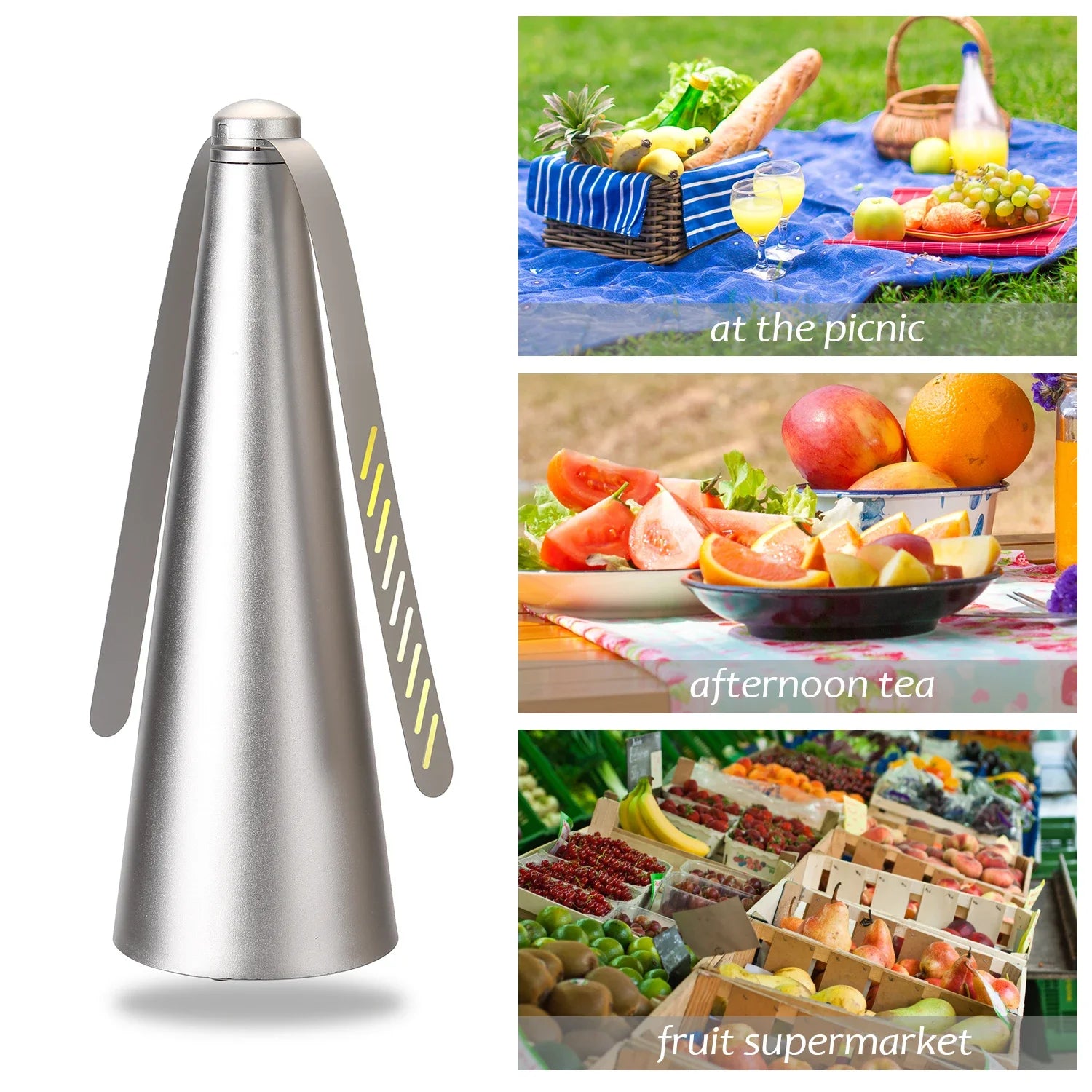 Outdoor Essentials Mosquito Repellent Fan with 360° Rotation Portable Bug Protection for Camping and Hiking