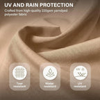 Outdoor Patio Umbrella | 10FT Cantilever Umbrella with 360° Rotation | Large Sunshade for Ultimate Outdoor Comfort