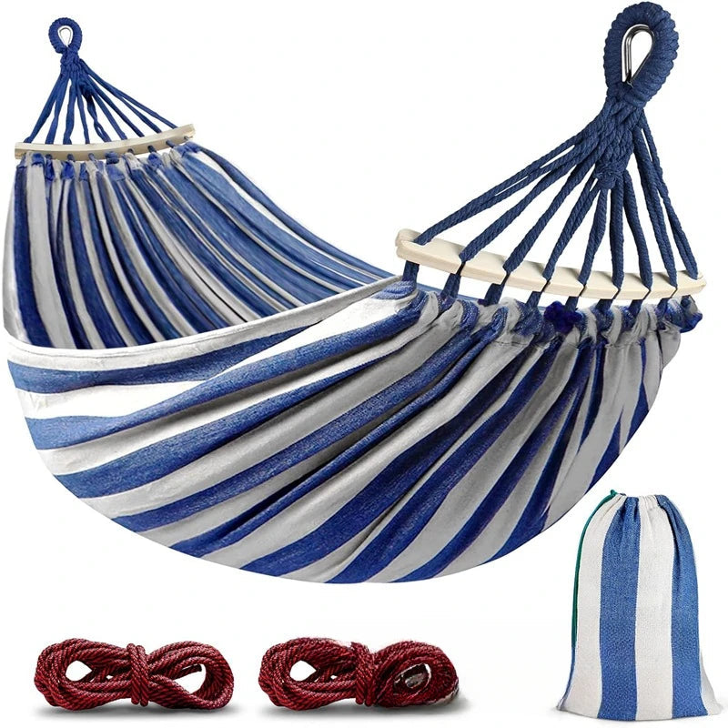 Outdoor Retreat | Camping Hammock with Anti-Roll Design | Portable Comfort for Outdoor Relaxation