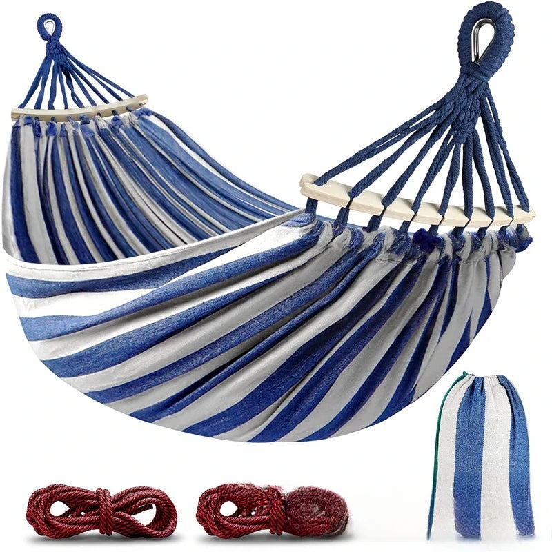 Outdoor Retreat | Camping Hammock with Anti-Roll Design | Portable Comfort for Outdoor Relaxation